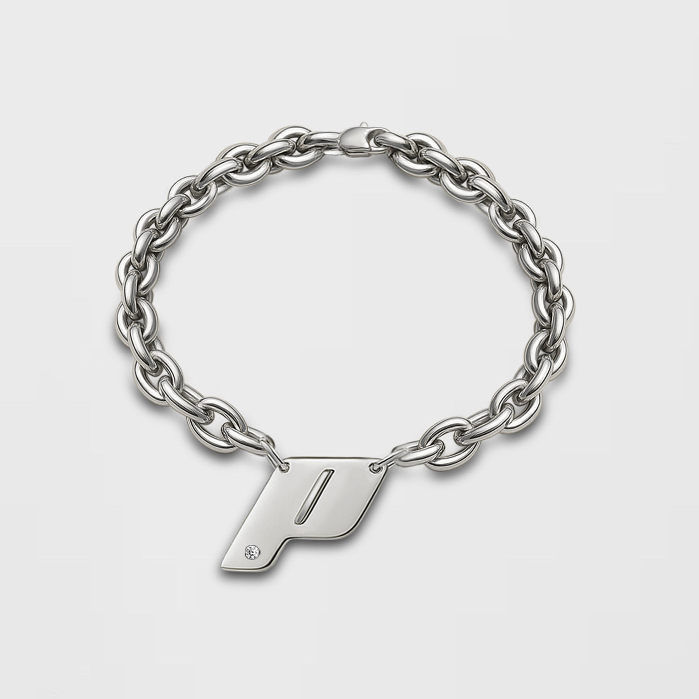 Play Monogram Diamond Bracelet in Sterling Silver