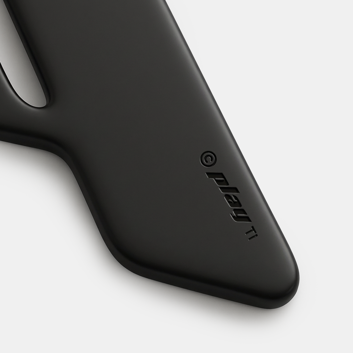 Play Monogram Necklace, Black Titanium