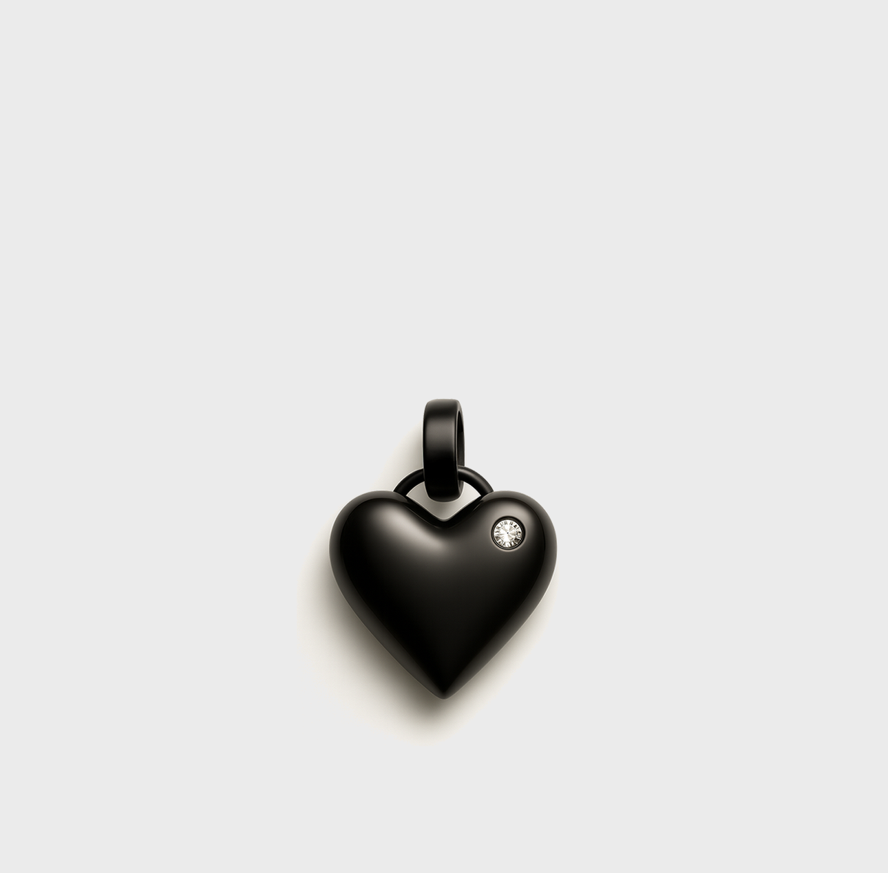 Play Heart, Matte Black Titanium