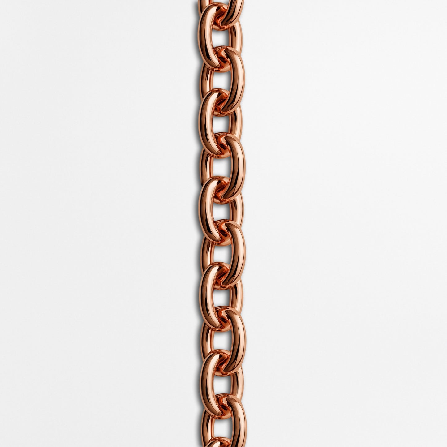 Play Monogram Necklace, 18k Rose Gold